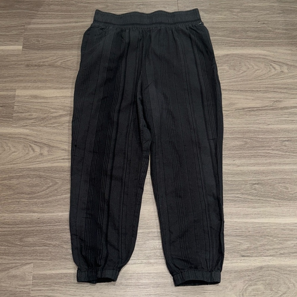 Hurley Women’s Gray Striped Joggers size XL